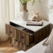 Modway Mabry 23 Inch Geometric Faceted Two Drawer Nightstand in Walnut - lifestyle view 21