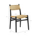 Modway Wynn Rope and Wood Dining Side Chair in Black Natural - dimensions and specifications 30