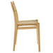 Modway Wynn Rope and Wood Dining Side Chair in Natural - angled view