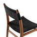 Modway Wynn Rope and Wood Dining Side Chair in Walnut Black - lifestyle view 17