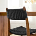 Modway Wynn Rope and Wood Dining Side Chair in Walnut Black - lifestyle view 20