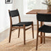 Modway Wynn Rope and Wood Dining Side Chair in Walnut Black - lifestyle view 23