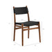 Modway Wynn Rope and Wood Dining Side Chair in Walnut Black - dimensions and specifications 28