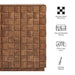 Modway Duskin 39 Inch Geometric Block Design Tall Storage Cabinet in Walnut - dimensions and specifications