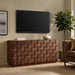 Modway Duskin 68 Inch Geometric Block Design Four Door Sideboard in Walnut - lifestyle view 7