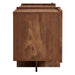 Modway Yarrow 77 Inch Fluted Four Door TV Stand in Walnut - angled view