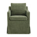 Modway Serene Slipcovered Performance Fabric Dining Armchair in Foliage - detail view