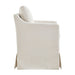 Modway Serene Slipcovered Performance Fabric Dining Armchair in Linen - angled view
