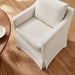 Modway Serene Slipcovered Performance Fabric Dining Armchair in Linen - lifestyle view 24