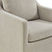 Modway Serene Slipcovered Performance Fabric Dining Armchair in Salt - lifestyle view