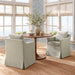 Modway Serene Slipcovered Performance Fabric Dining Armchair in Salt - lifestyle view 30