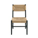 Modway Bodie Wood Dining Chair Set of 2 in Black Natural - lifestyle view