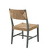 Modway Bodie Wood Dining Chair Set of 2 in Light Gray Natural - detail view