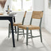 Modway Bodie Wood Dining Chair Set of 2 in Light Gray Natural - lifestyle view 35