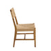 Modway Bodie Wood Dining Chair Set of 2 in Natural Natural - side view