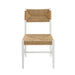 Modway Bodie Wood Dining Chair Set of 2 in White Natural - lifestyle view