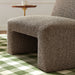 Modway Amita Lattice Boucle Upholstered Armless Accent Chair in Earth - lifestyle view 11