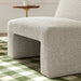 Modway Amita Lattice Boucle Upholstered Armless Accent Chair in Marble - lifestyle view 12