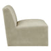 Modway Amita Vegan Leather Armless Accent Chair in Mineral - angled view