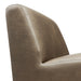Modway Amita Vegan Leather Armless Accent Chair in Mushroom - lifestyle view