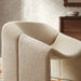Modway Vivi Looped Textural Fabric Curved Arm Accent Chair in Linen - lifestyle view 21