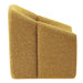 Modway Vivi Looped Textural Fabric Curved Arm Accent Chair in Mustard - angled view