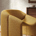 Modway Vivi Looped Textural Fabric Curved Arm Accent Chair in Mustard - lifestyle view 20