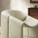 Modway Vivi Vegan Leather Curved Arm Accent Chair in Mineral - lifestyle view 20