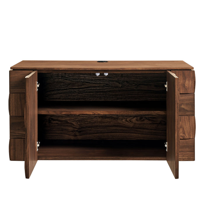 Modway Duskin Wall Mounted Accent Cabinet in Single - detail view