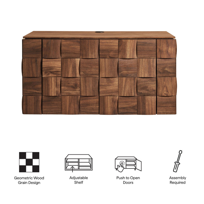 Modway Duskin Wall Mounted Accent Cabinet in Single - dimensions and specifications