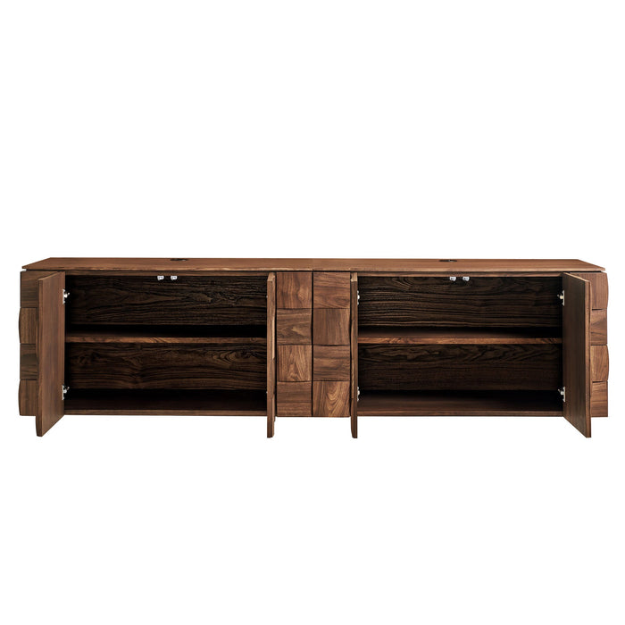 Modway Duskin Wall Mounted Accent Cabinet in Set of Two - detail view