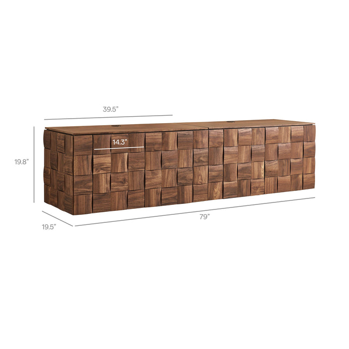 Modway Duskin Wall Mounted Accent Cabinet in Set of Two - dimensions and specifications 19
