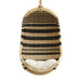 Modway Carlo Two-Tone Woven Natural Rattan Hanging Chair in Natural - detail view