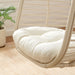 Modway Neve Open Rib Weave Natural Rattan Hanging Chair in Light Tan - lifestyle view 16