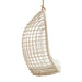 Modway Tamsin Open Grid Weave Natural Rattan Hanging Chair in Light Tan - angled view