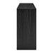 Modway Olney 63 Inch Fluted Console Table in Black - angled view