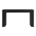 Modway Olney 63 Inch Fluted Console Table in Black - side view