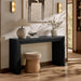 Modway Olney 63 Inch Fluted Console Table in Black - lifestyle view 18