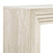 Modway Olney 63 Inch Fluted Console Table in Ivory Travertine - detail view
