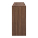 Modway Olney 63 Inch Fluted Console Table in Walnut - angled view