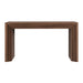 Modway Olney 63 Inch Fluted Console Table in Walnut - side view