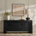 Modway Olney 4-Door Fluted Sideboard in Black - lifestyle view 21
