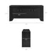 Modway Olney 4-Door Fluted Sideboard in Black - dimensions and specifications 30