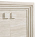 Modway Olney 4-Door Fluted Sideboard in Ivory Travertine - lifestyle view