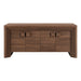 Modway Olney 4-Door Fluted Sideboard in Walnut - side view