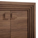 Modway Olney 4-Door Fluted Sideboard in Walnut - lifestyle view