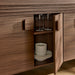 Modway Olney 4-Door Fluted Sideboard in Walnut - lifestyle view 16