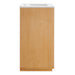 Modway Aiko 24 Inch Japandi Bathroom Vanity in Natural White - angled view
