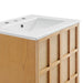 Modway Aiko 24 Inch Japandi Bathroom Vanity in Natural White - lifestyle view 7
