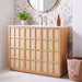 Modway Aiko 48 Inch Japandi Bathroom Vanity in Natural White - lifestyle view 10